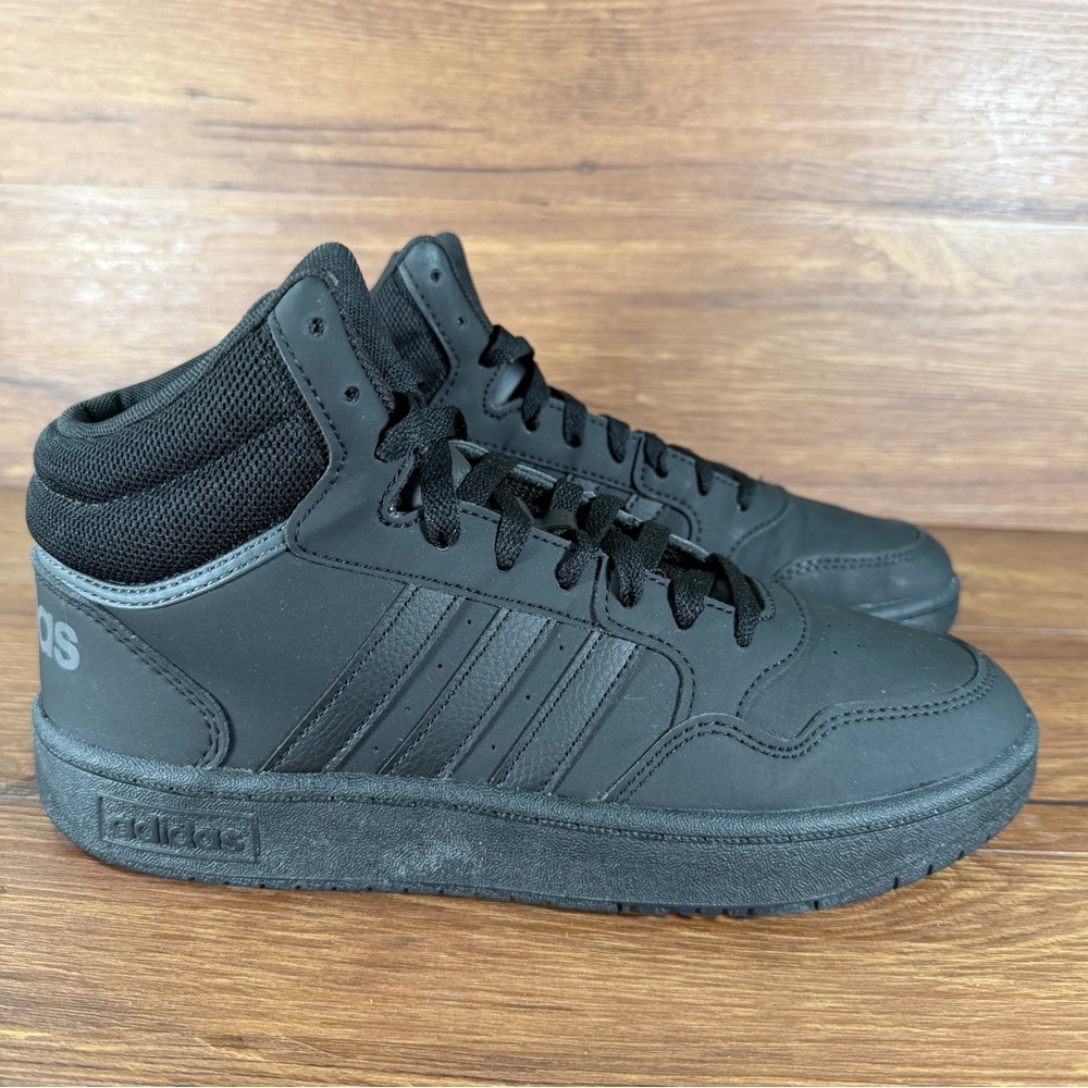 Adidas Hoops 3.0 Basketball Shoes Men’s Size 6.5 Lace Up Sneakers Triple‎ Black